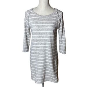 GAP Sailor stripe shift dress - Gray / White - XS